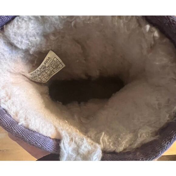 Koolaburra by UGG Victoria Short Boots Shearling 1019372 Size 5 Purple - Picture 8 of 10